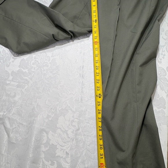 Brooks Brothers Brookscool Poplin  Men’s Soft Green  Suit Size 41 Reg Pants 35 - Picture 12 of 12